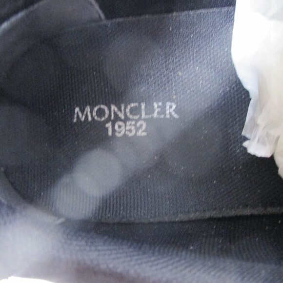 Moncler SEVENTY Low Top Black Sneakers Size41 Made In Italy - Picture 7 of 13